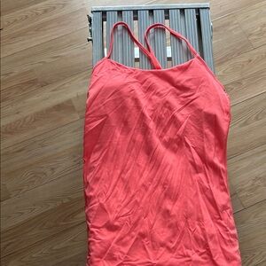 Vibrant Coral flow y tank by lululemon